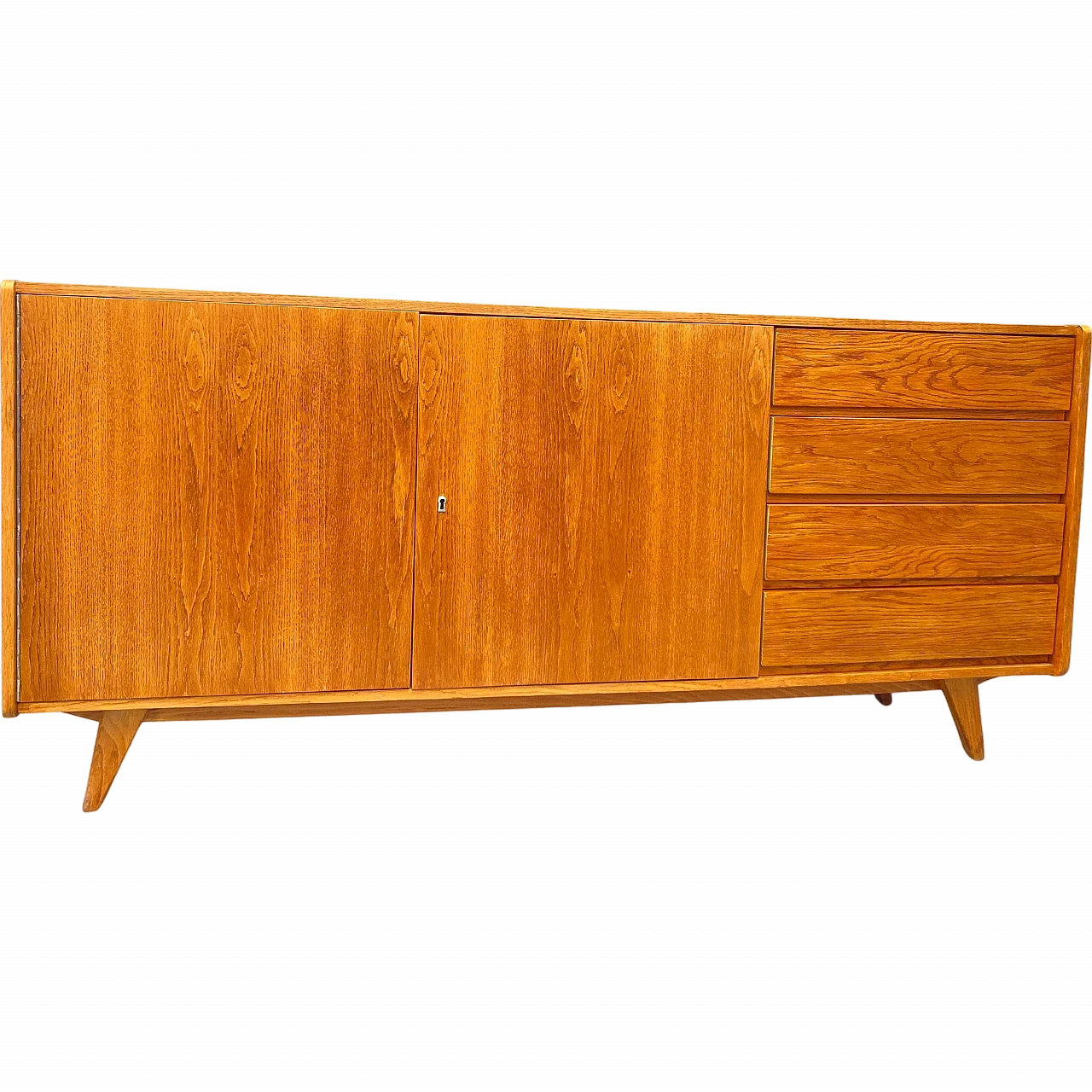 Mid Century U-460 sideboard by Jiří Jiroutek for Interiér Praha, 70s 21