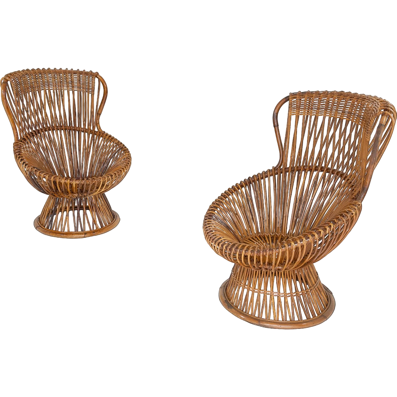 Pair of Margherita armchairs by Franco Albini, 1970s 11