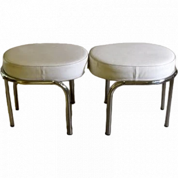 Pair of Niccola poufs by Andrea Branzi for Zanotta, 1990s