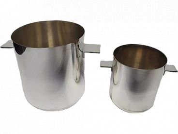 Pair of buckets by Lino Sabattini for Christofle, 1960s