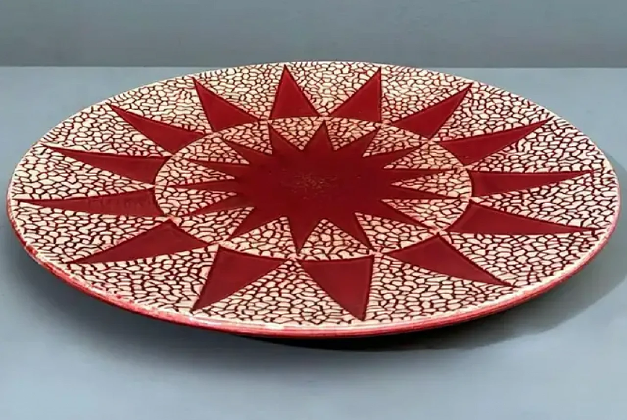 French glazed ceramic bowl Saint Clément style, 1930s 3