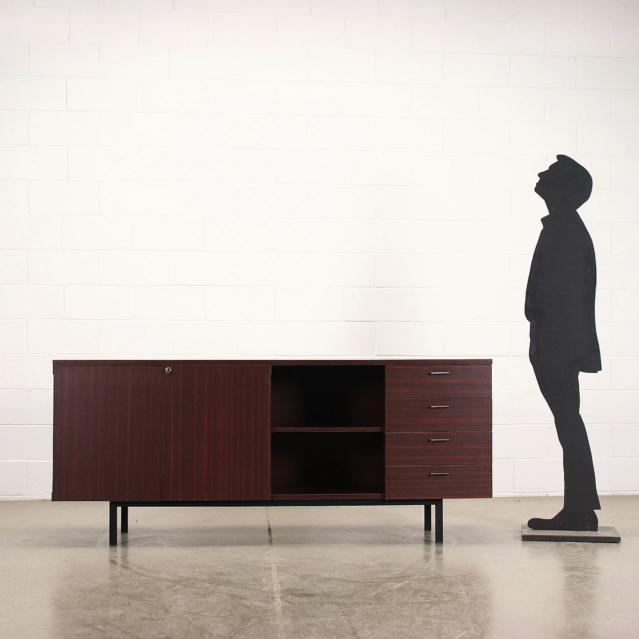 Laminated metal sideboard, 1960s 2