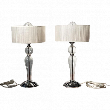 Pair of Modern Table Lamps by Iderl Lux, 2020 – Elegant Glass Design