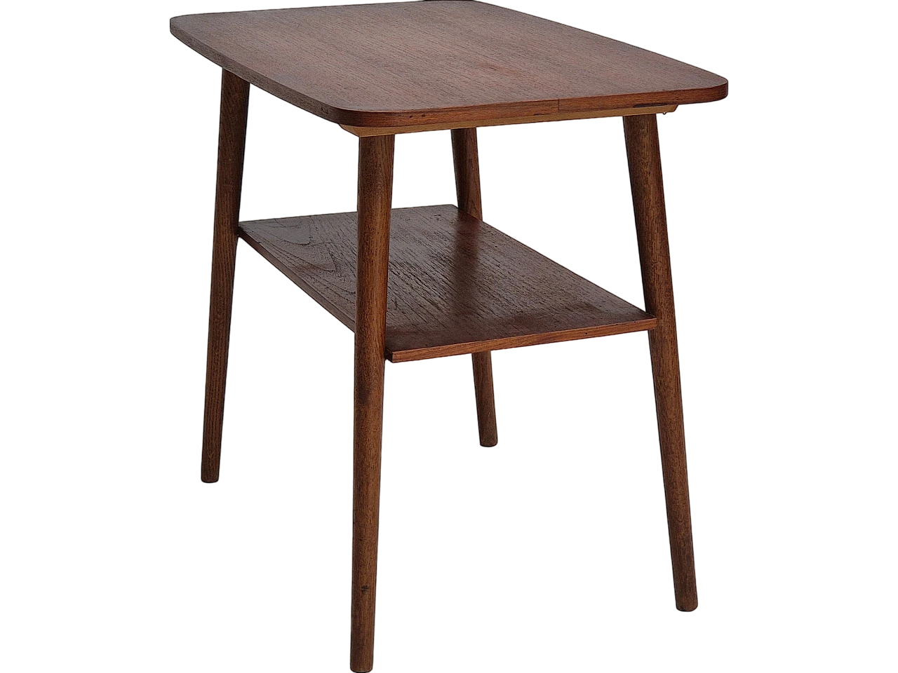 Danish side table, teak wood, 1960s 14