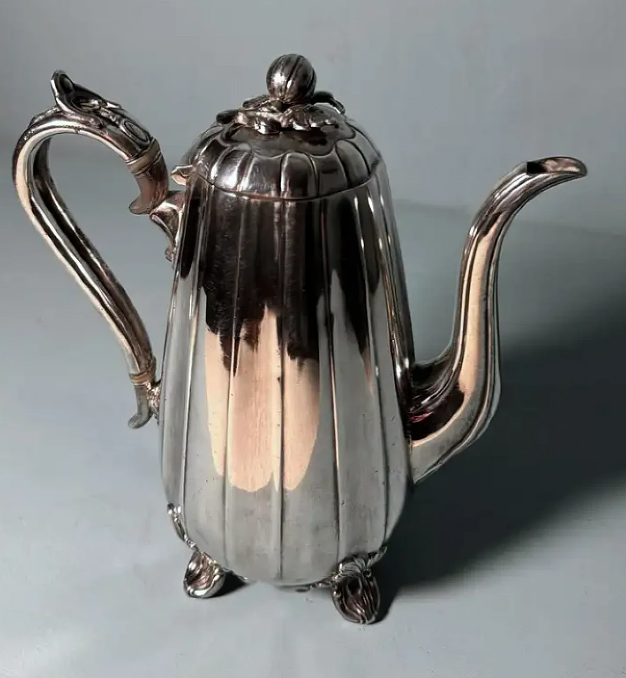 Silver-plated teapot by James Dixon & Sons, late 19th century 2