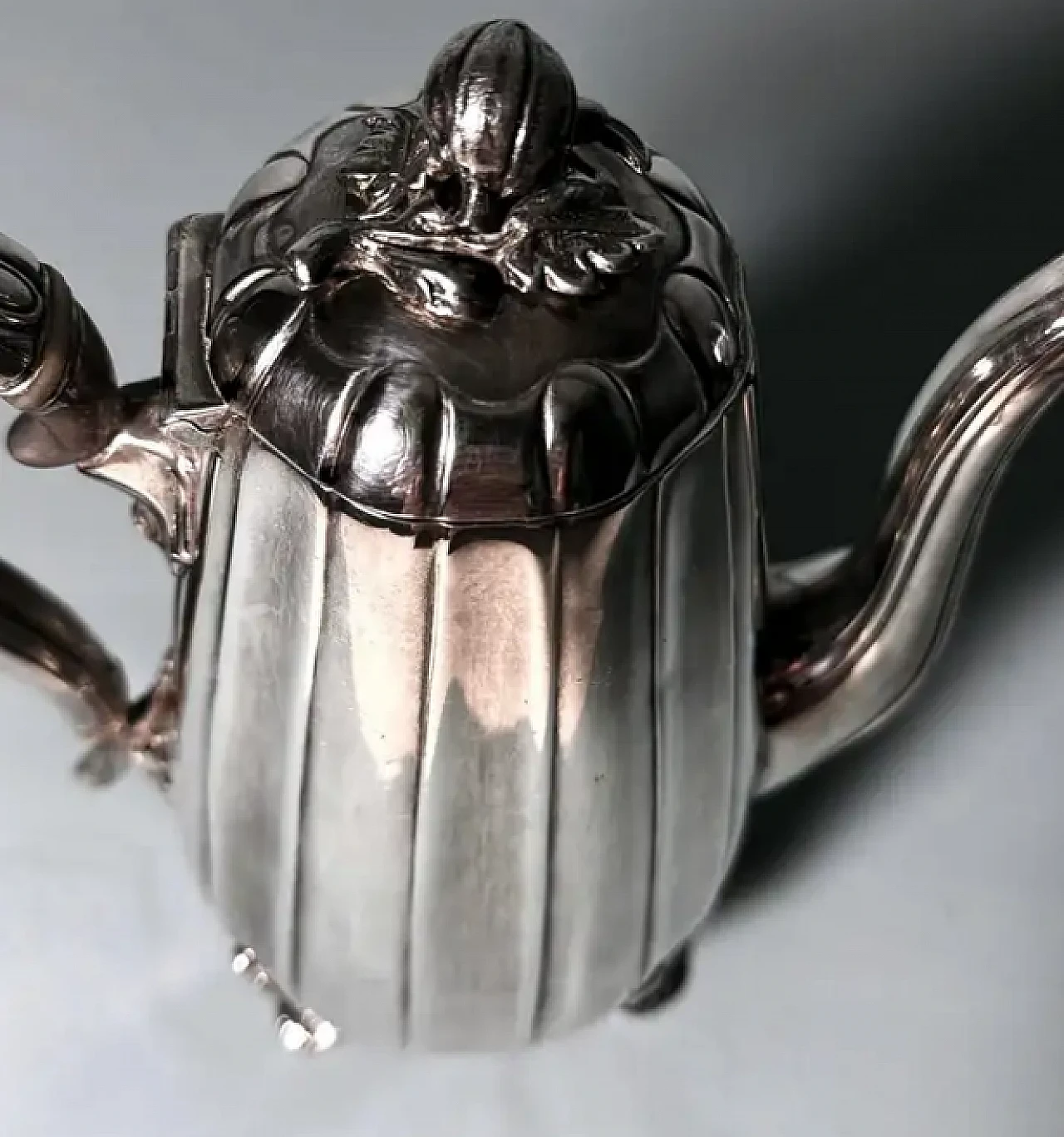 Silver-plated teapot by James Dixon & Sons, late 19th century 10