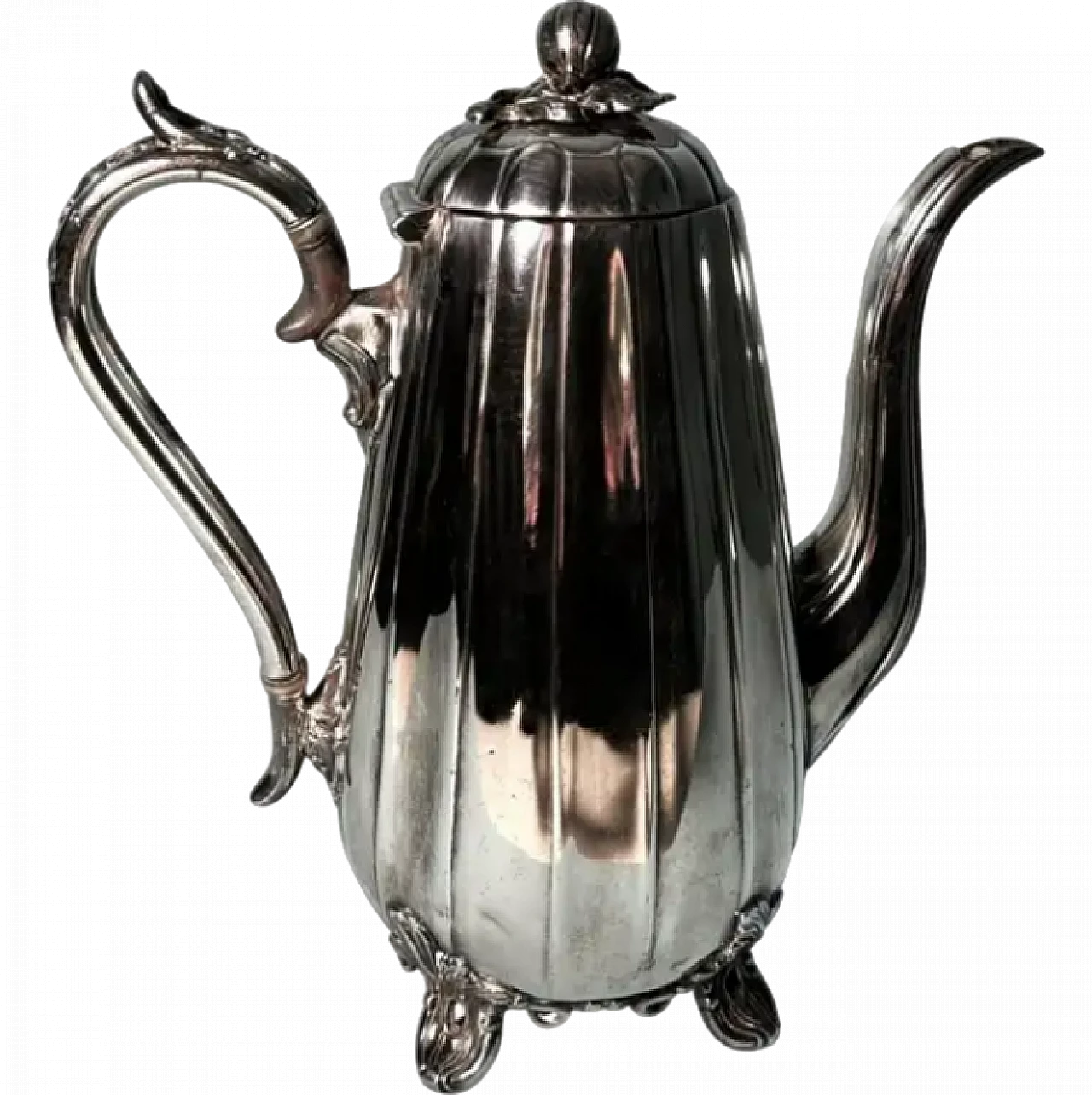 Silver-plated teapot by James Dixon & Sons, late 19th century 17