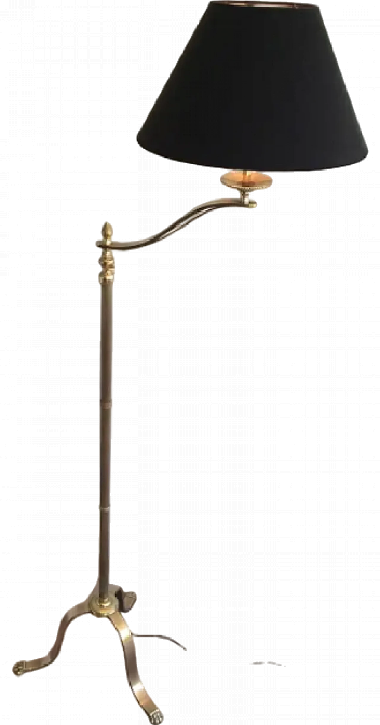 Brass reading lamp by Maison Jansen, 1940s 8