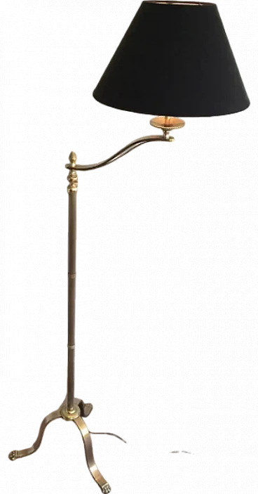 Brass reading lamp by Maison Jansen, 1940s