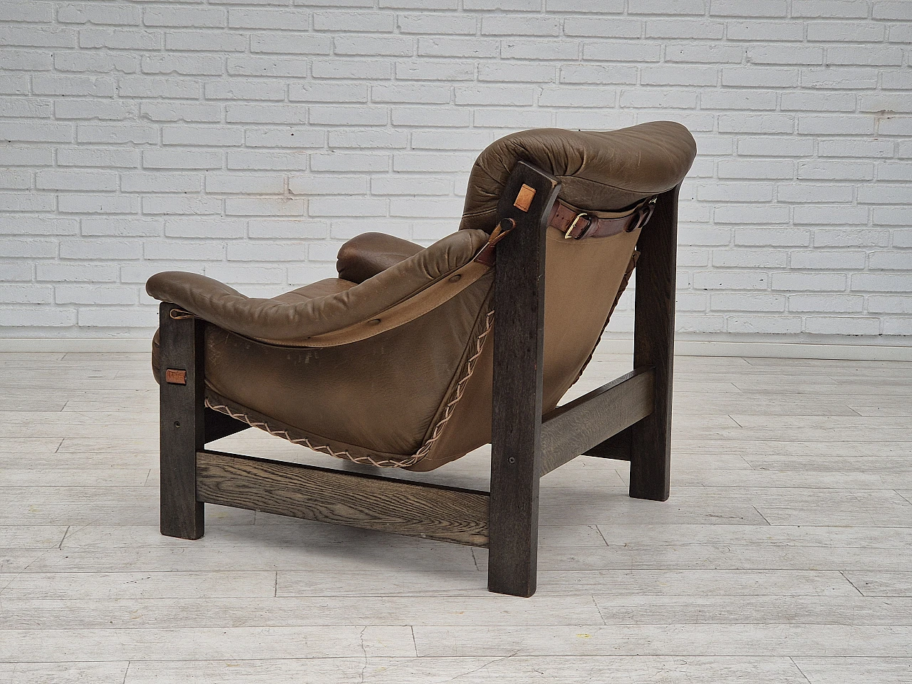 Scandinavian safari chair, 1970s 15