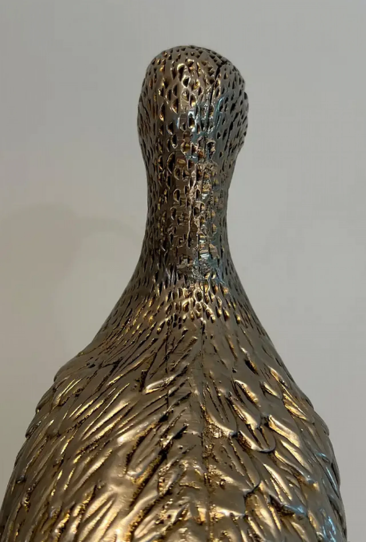 French silver-plated brass bird, 1970s 11