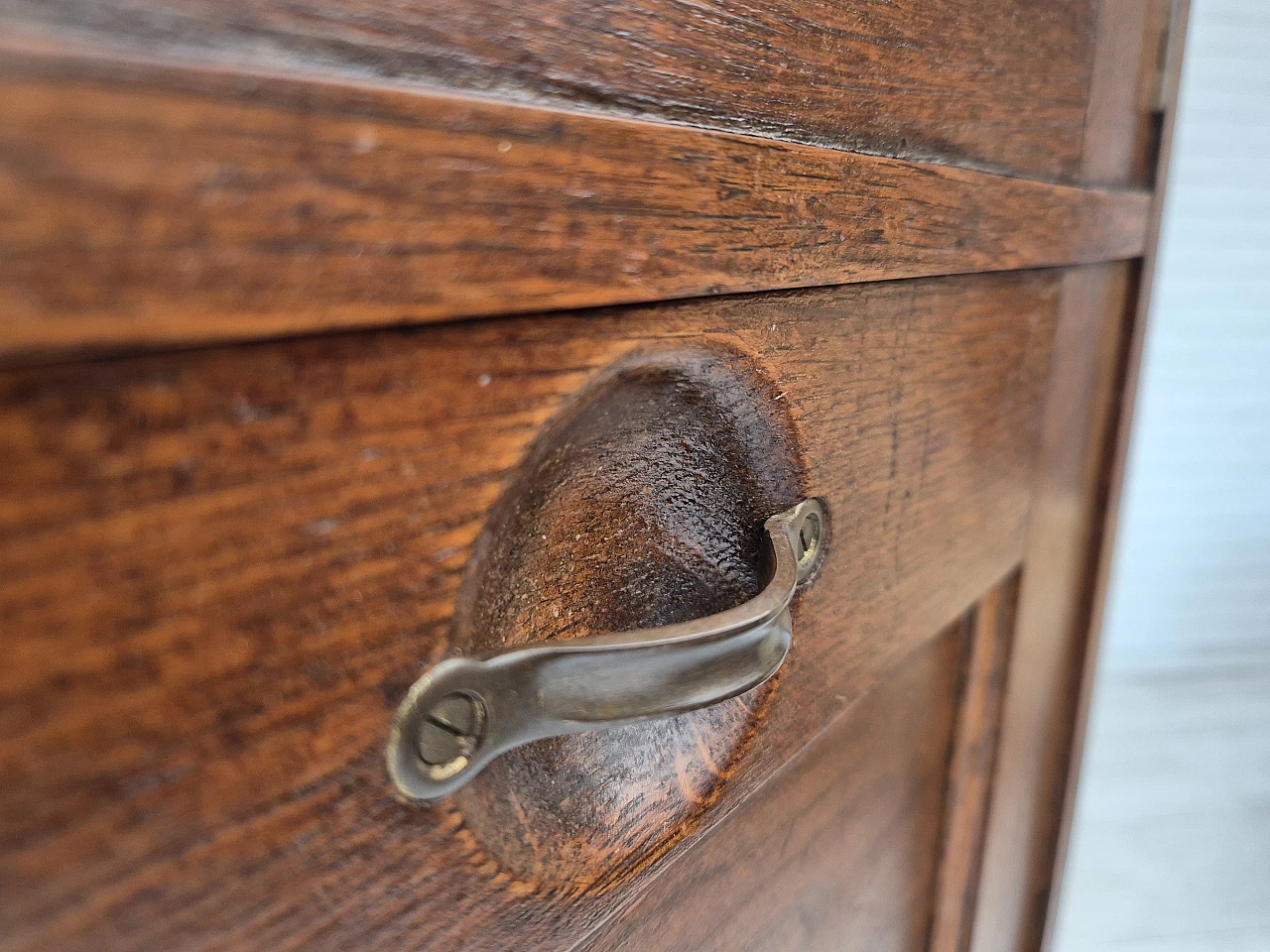 Scandinavian wall cabinet in oak, 1950s 17