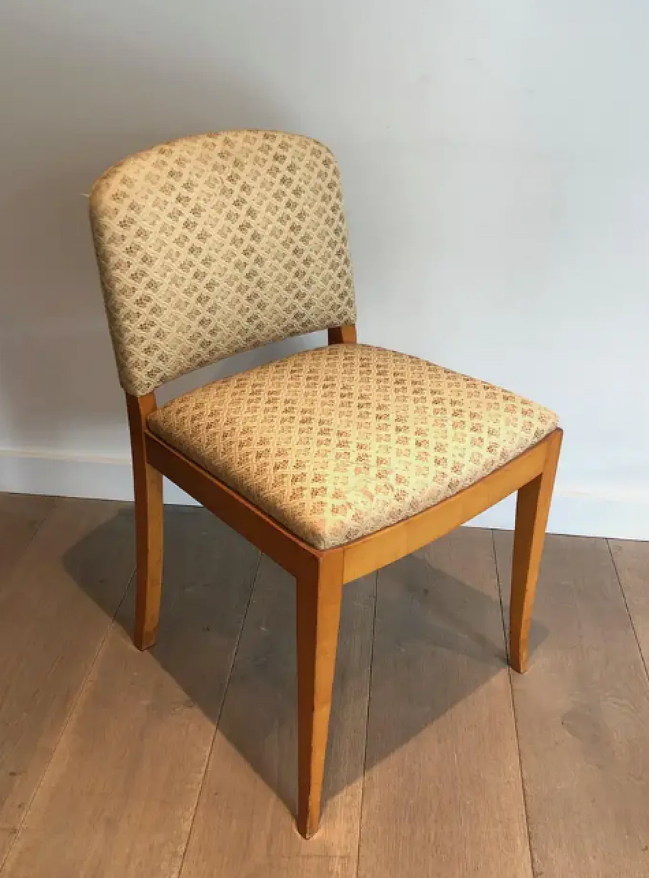 Pair of Art Deco sycamore chairs, 1930s 6