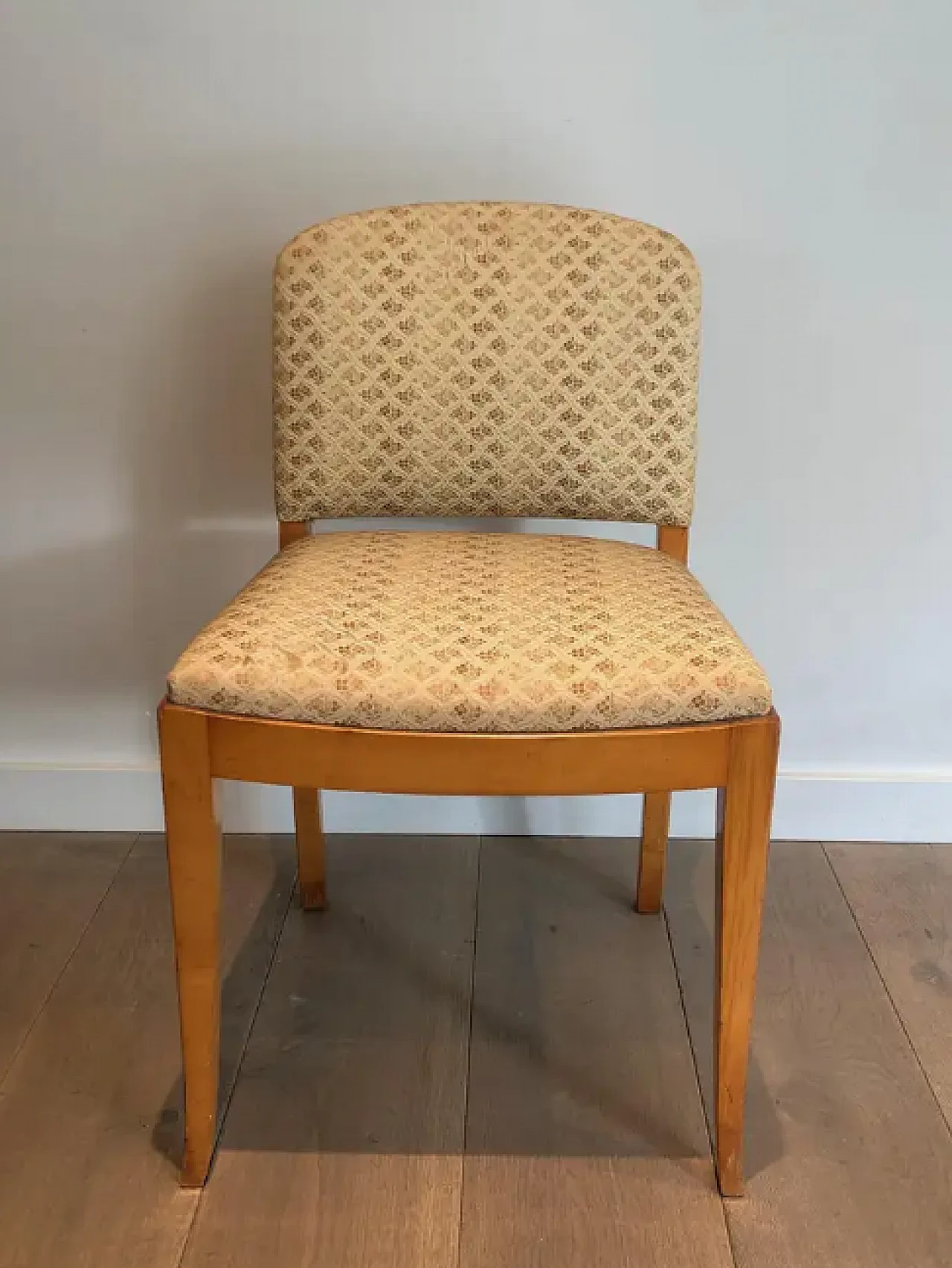 Pair of Art Deco sycamore chairs, 1930s 7