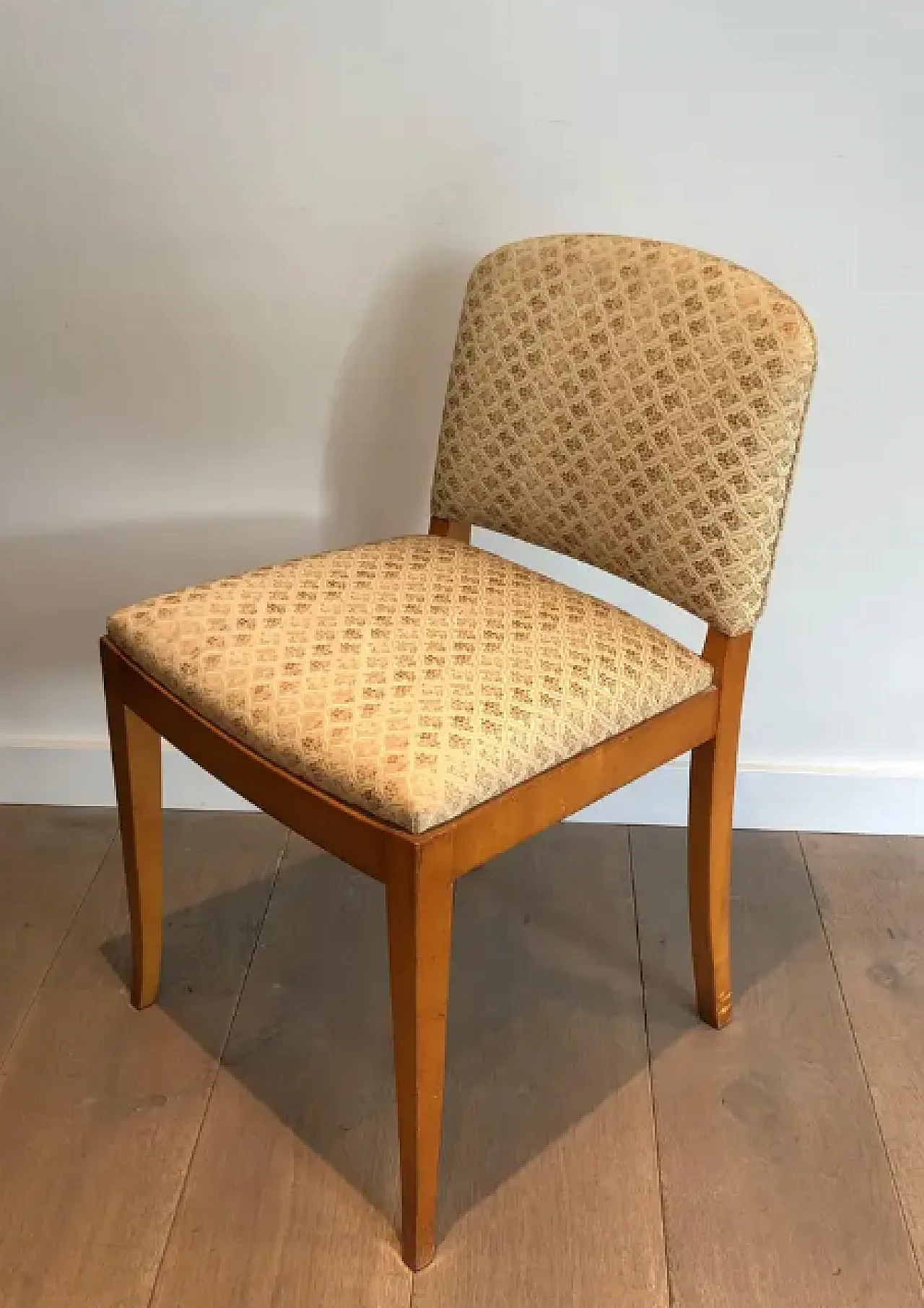 Pair of Art Deco sycamore chairs, 1930s 8