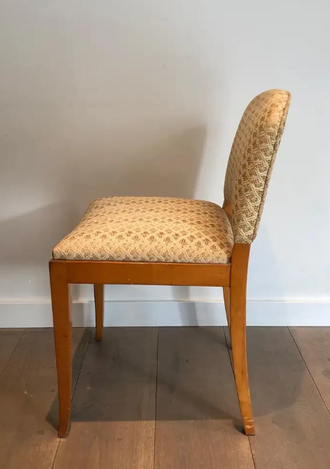 Pair of Art Deco sycamore chairs, 1930s 9