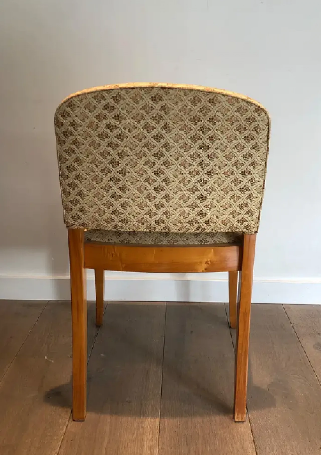 Pair of Art Deco sycamore chairs, 1930s 11