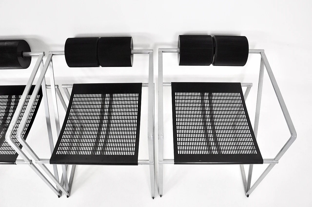 "Seconda 602” chairs by Mario Botta for Alias, 1980s, set of 6 8