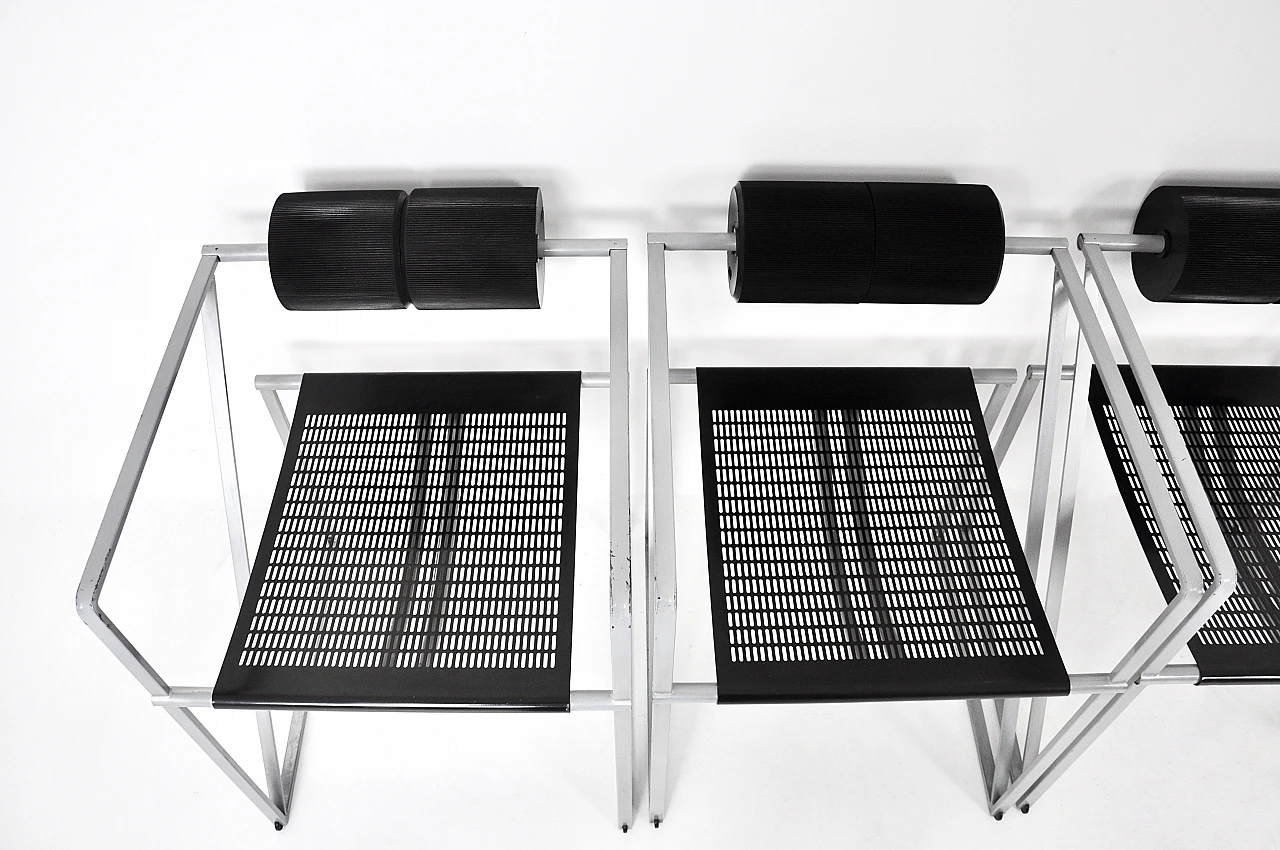 "Seconda 602” chairs by Mario Botta for Alias, 1980s, set of 6 10