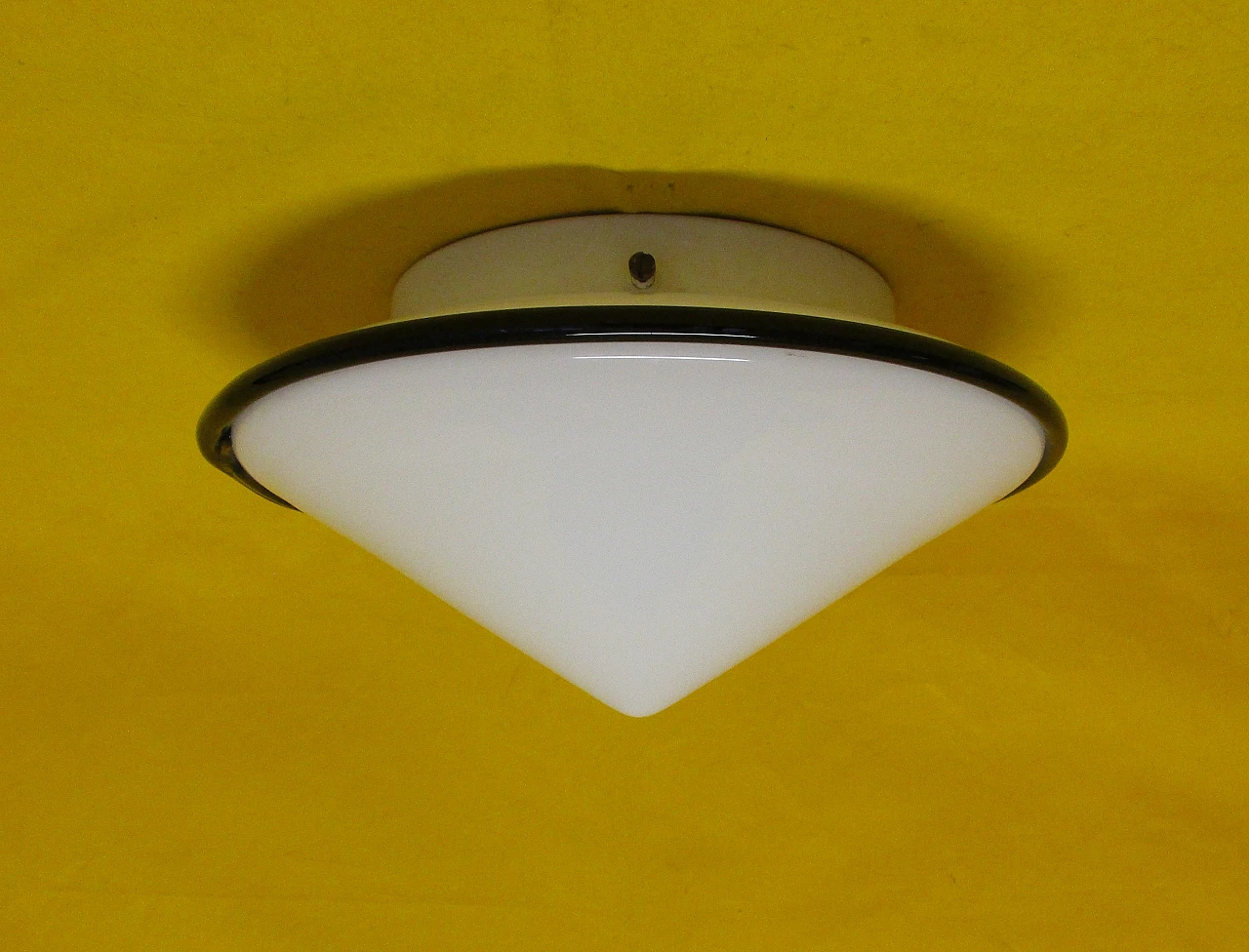 Plafoniera / Lampadario Leucos vetro murano anni '70 1