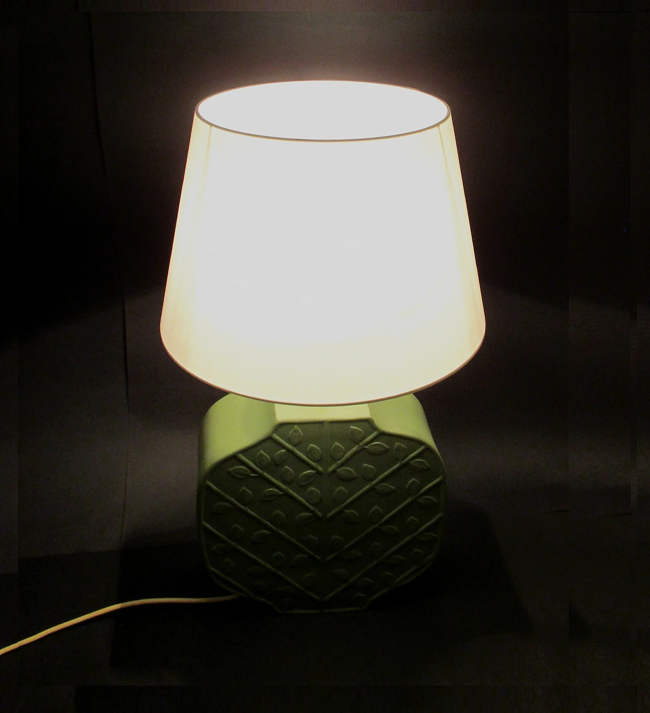 Artistic ceramic lamp from the 1960s 5