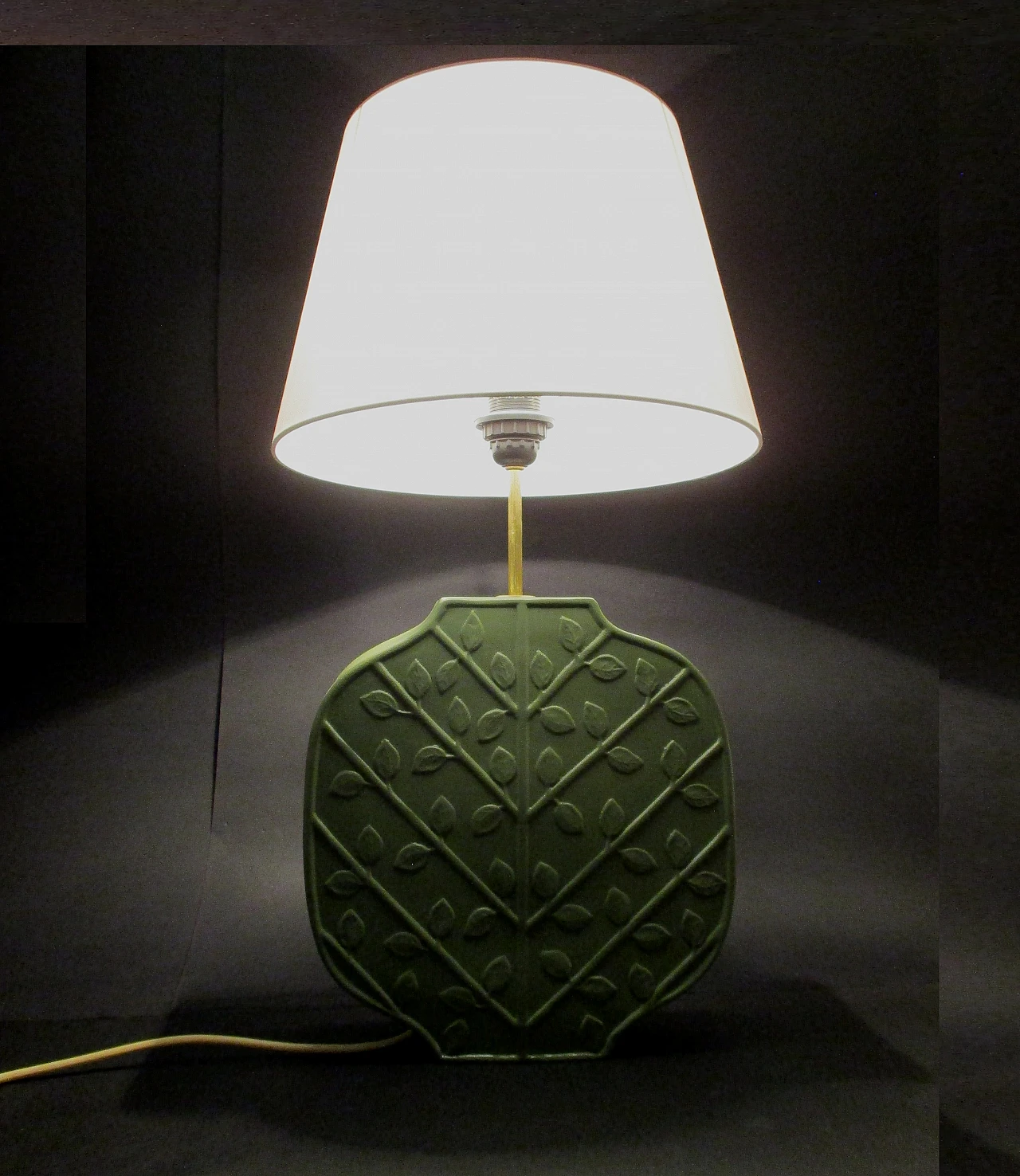 Artistic ceramic lamp from the 1960s 6