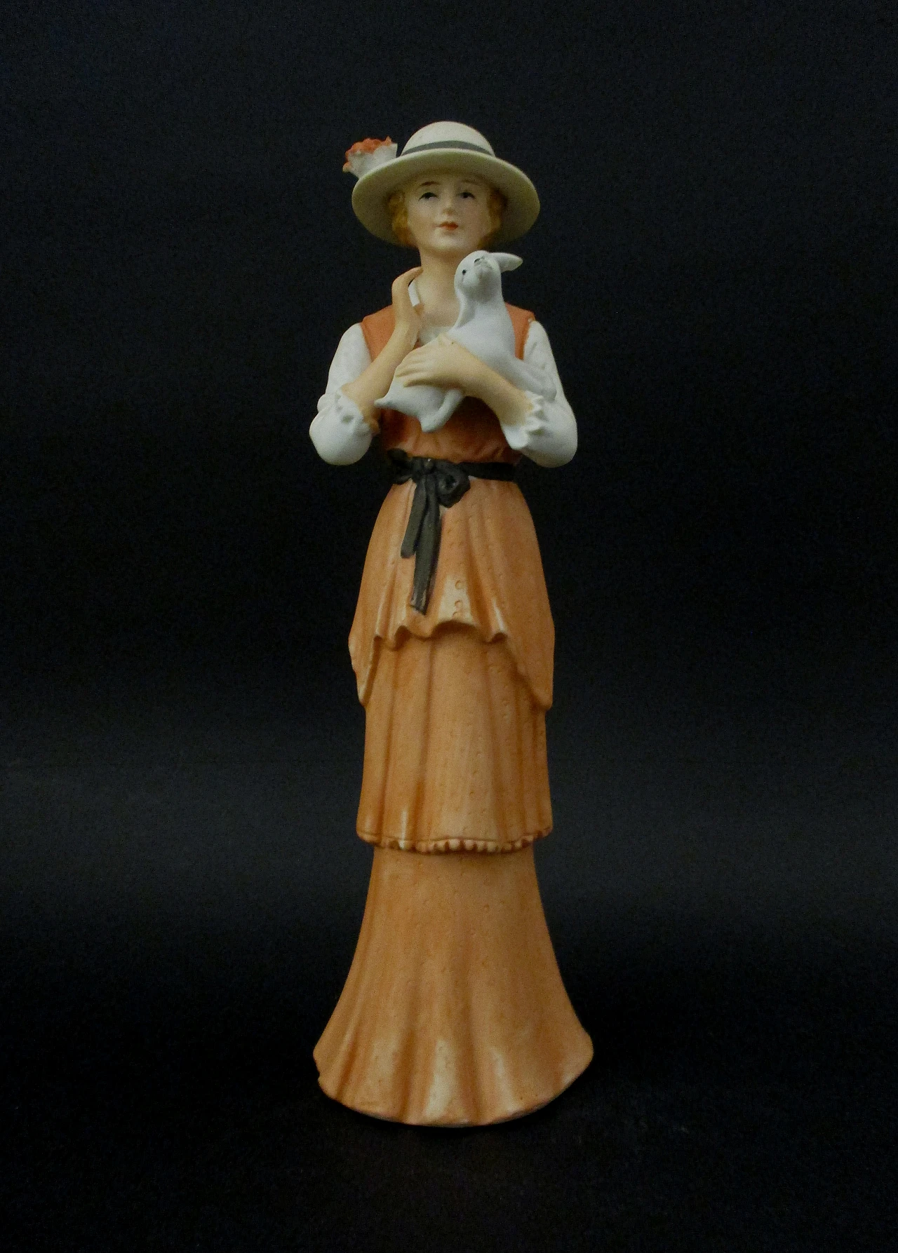 Liberty figurine in Capodimonte biscuit from the early 1900s 1