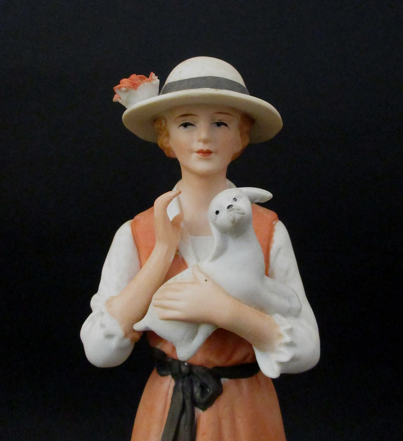 Liberty figurine in Capodimonte biscuit from the early 1900s 5