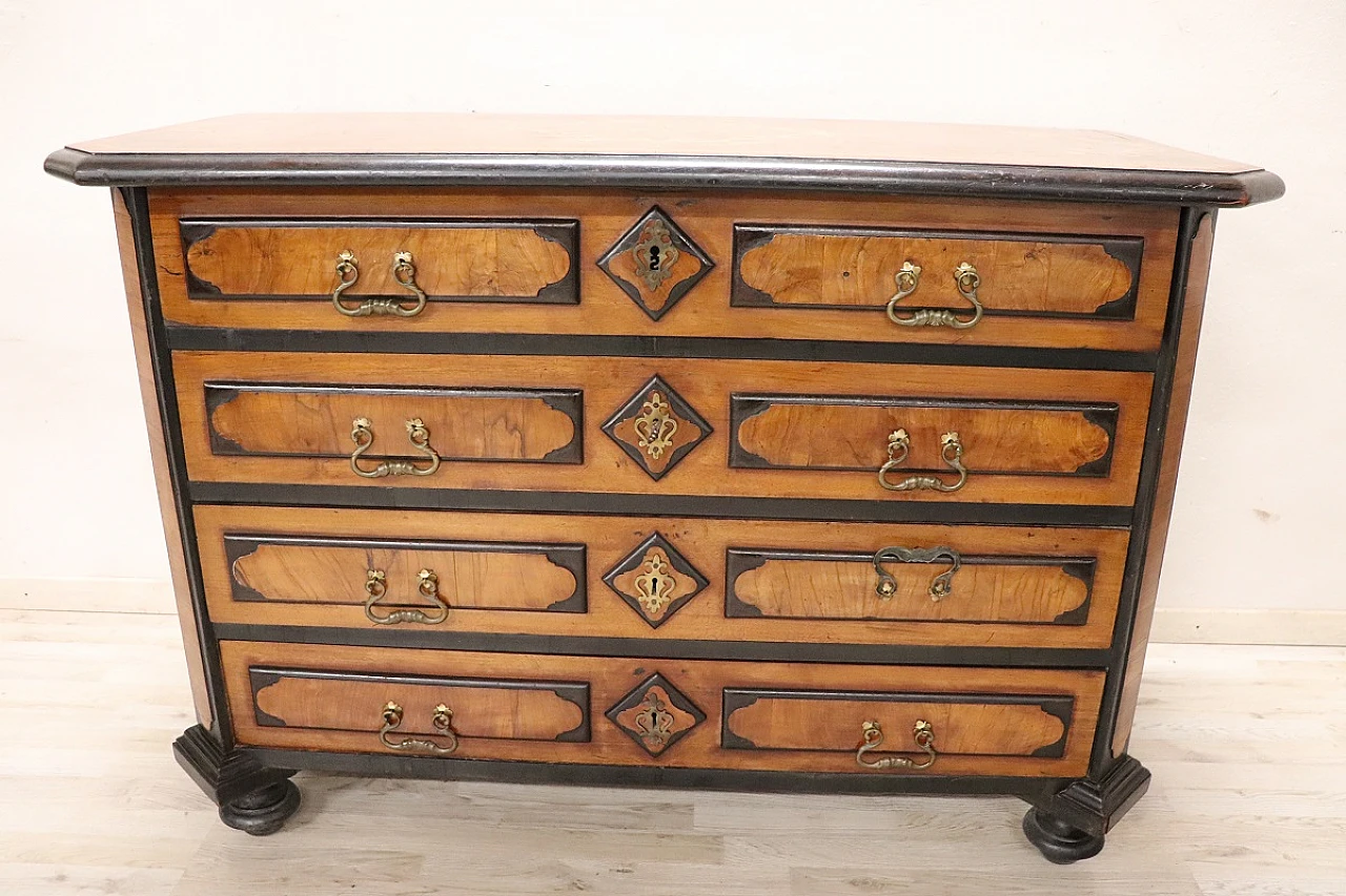 Majestic antique chest of drawers, 17th century 8