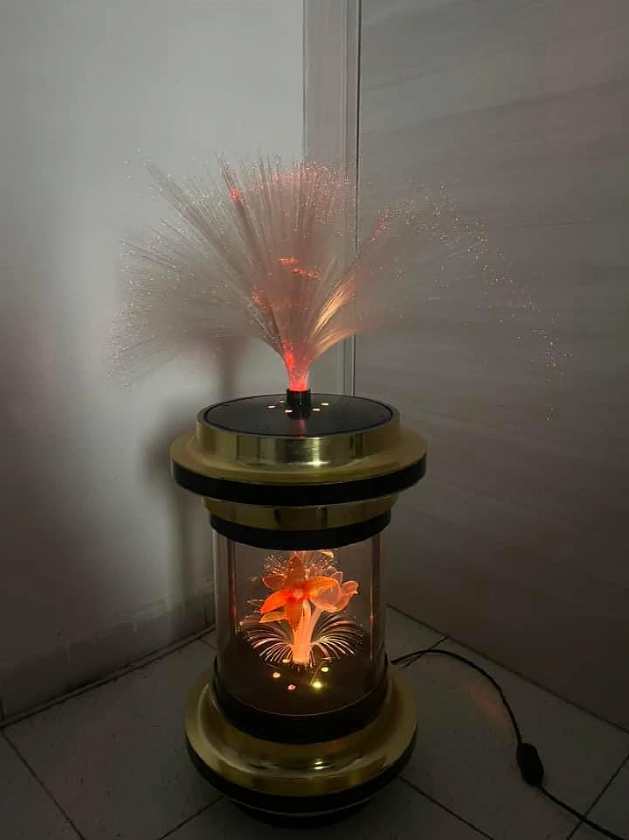 Fiber optic lamp, 1970s 2