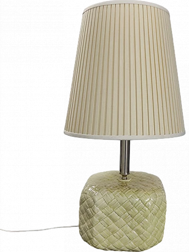 Ceramic table lamp with Costa signature, Italy, 1970s