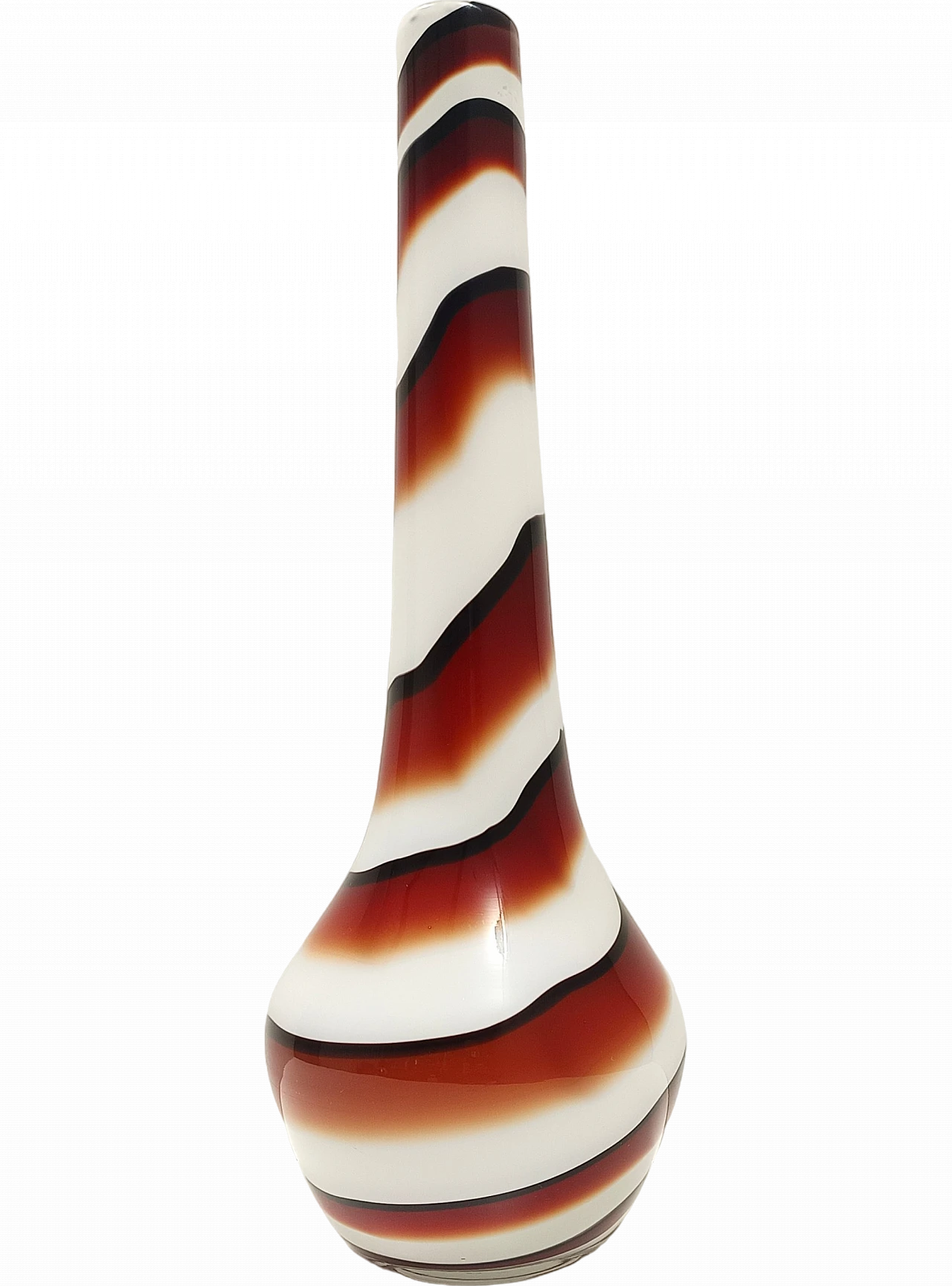 Postmodern vase attr. to Carlo Moretti in policrome glass, 1970s 12