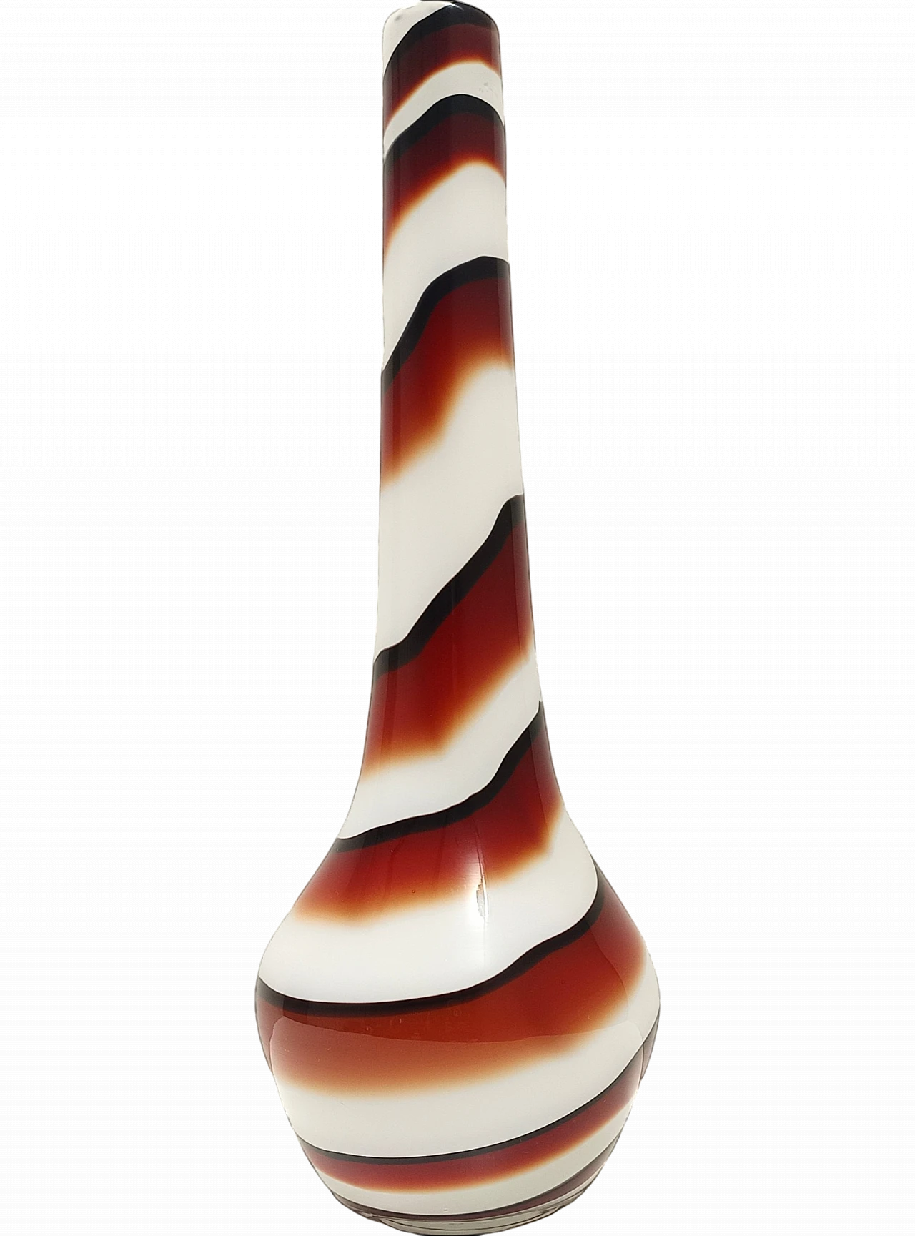 Postmodern vase attr. to Carlo Moretti in policrome glass, 1970s 13