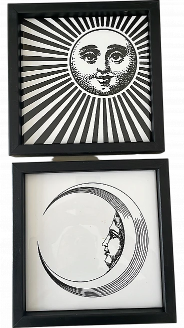 Fornasetti paintings tiles, 2000s