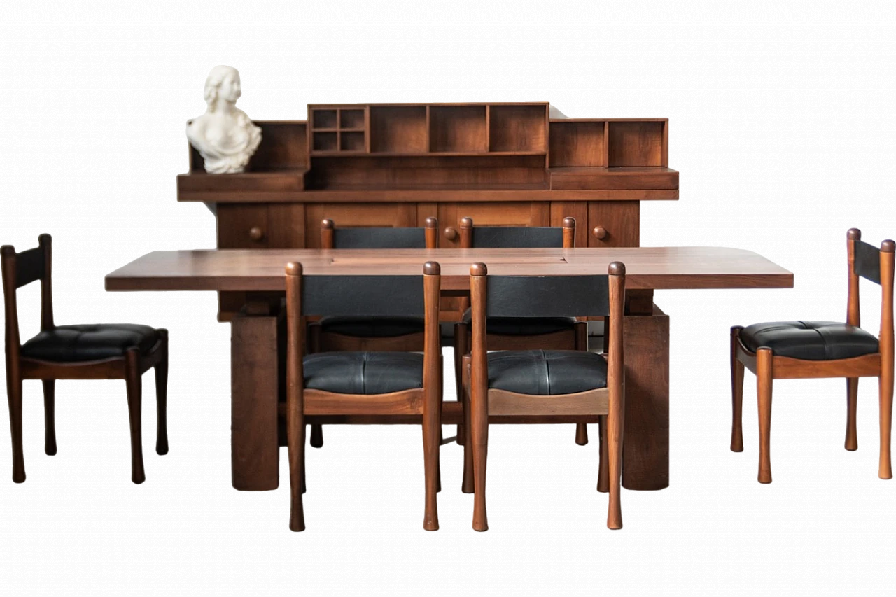 Set da pranzo di Silvio Coppola per Bernini, 1968 36