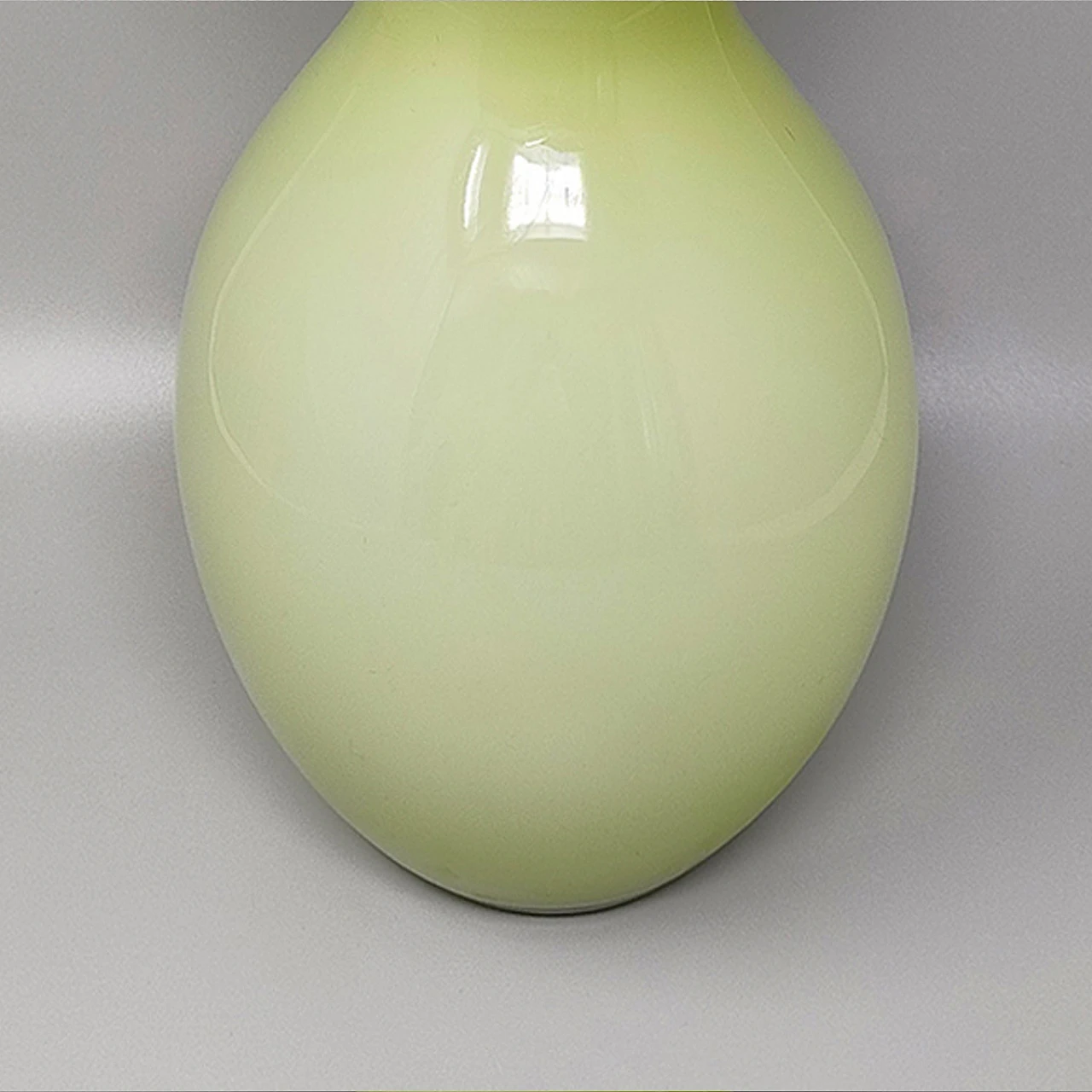 Space Age green vase in Murano glass, 70s 5