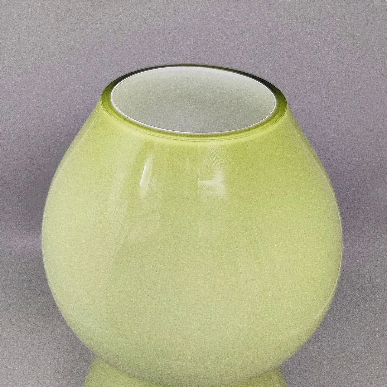 Space Age green vase in Murano glass, 70s 6