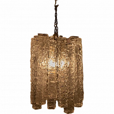 Chandelier with Murano glass, 1950s