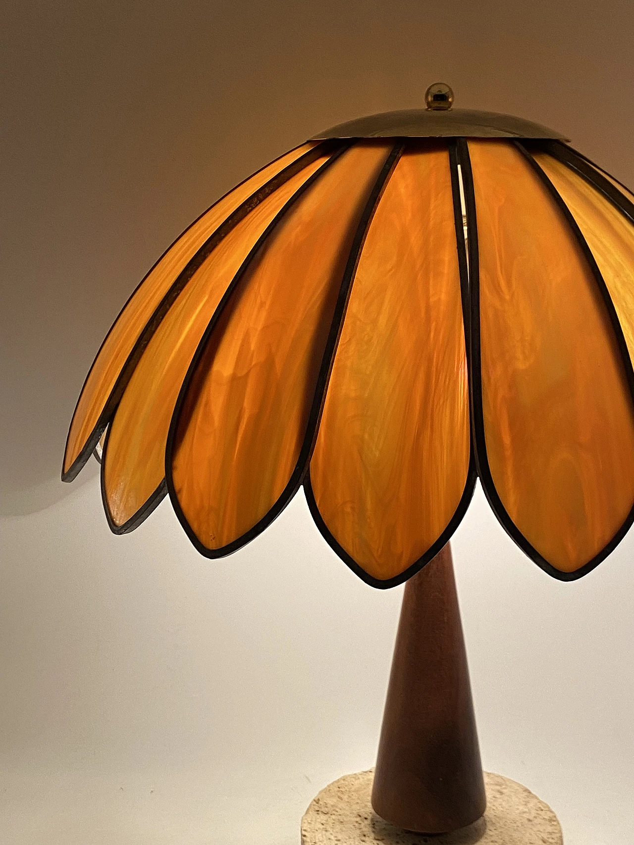 Hollywood regency table lamp, 70s 5