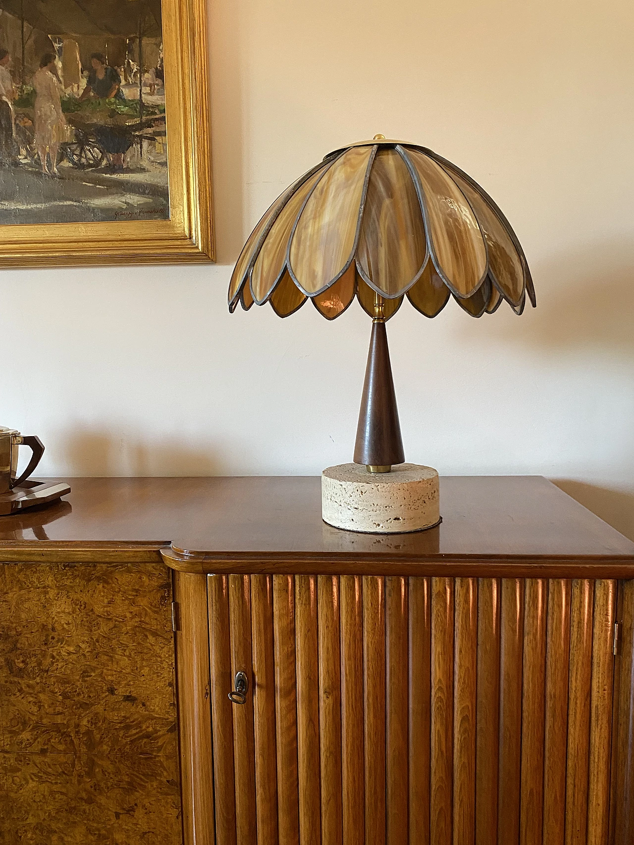 Hollywood regency table lamp, 70s 6