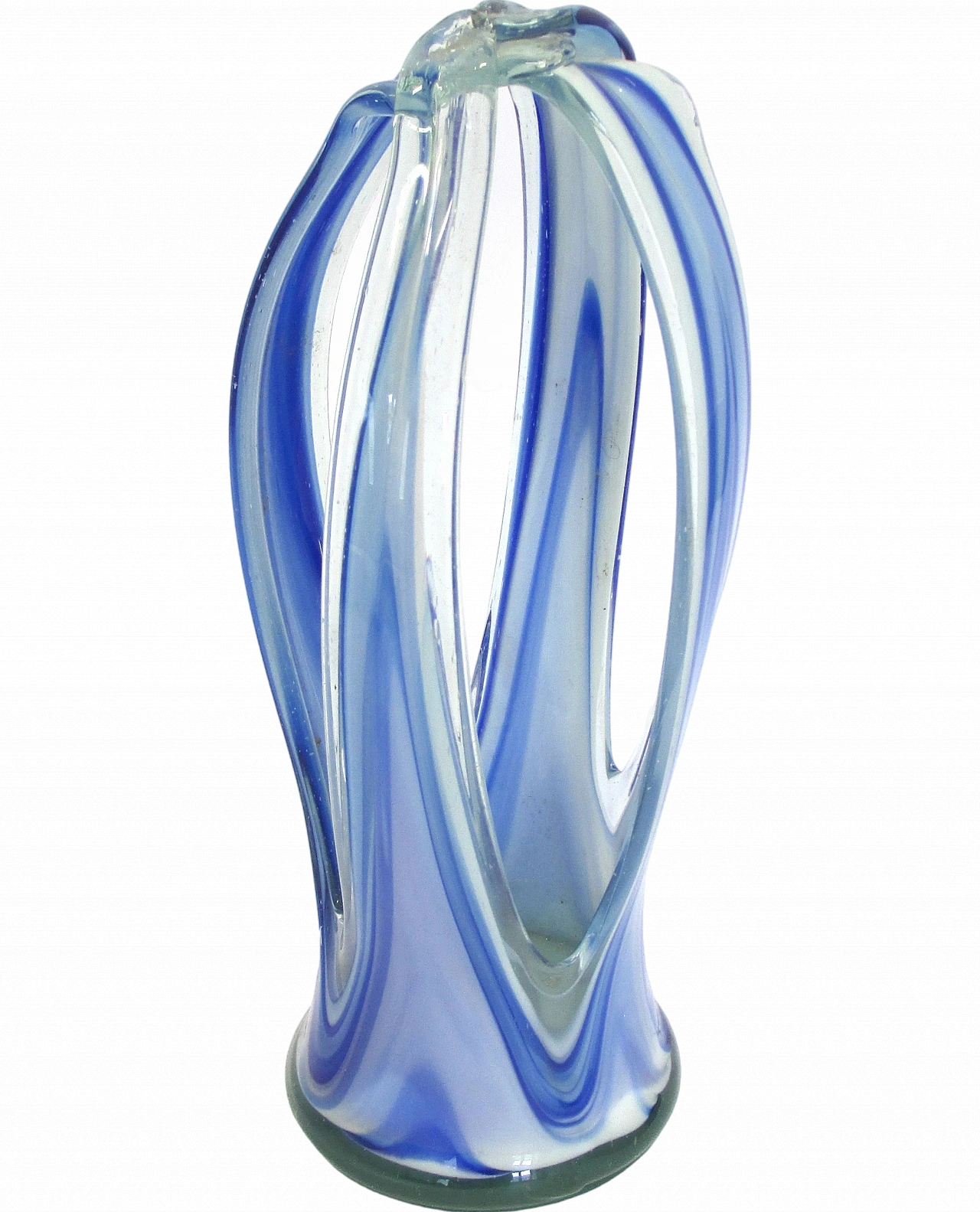 Artistic blown Murano glass vase, 1900s 5