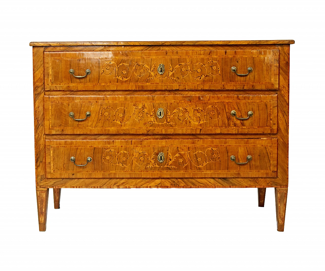 Neoclassical Italian chest of drawers, 18th century 1