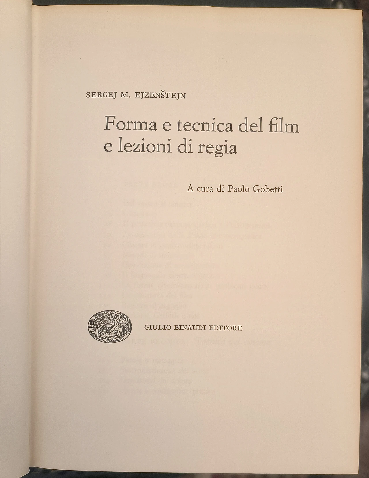 Forma e tecnica del film e lezioni di regia di Ejzenstejn, 1964 7