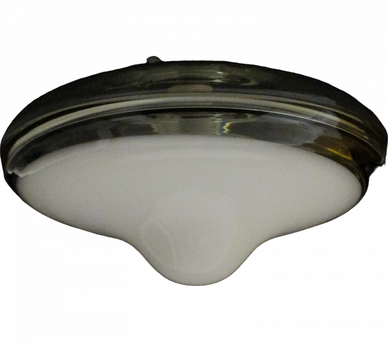 Leucos Murano glass ceiling light / chandelier from the 70s 8