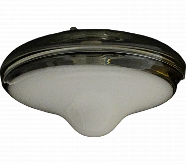 Leucos Murano glass ceiling light / chandelier from the 70s