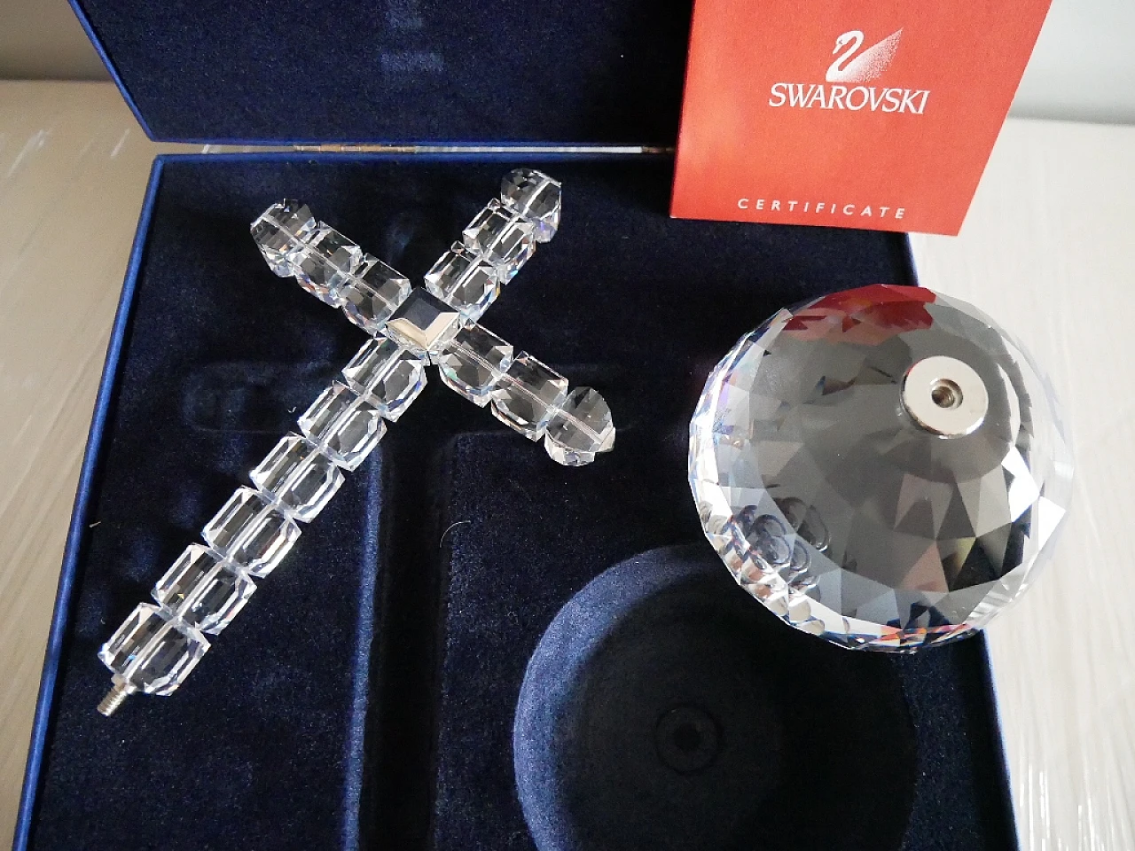 Swarovski crystal light cross 2