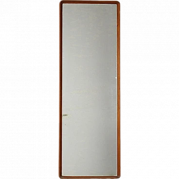 Danish wall mirror with teak frame, 1960s