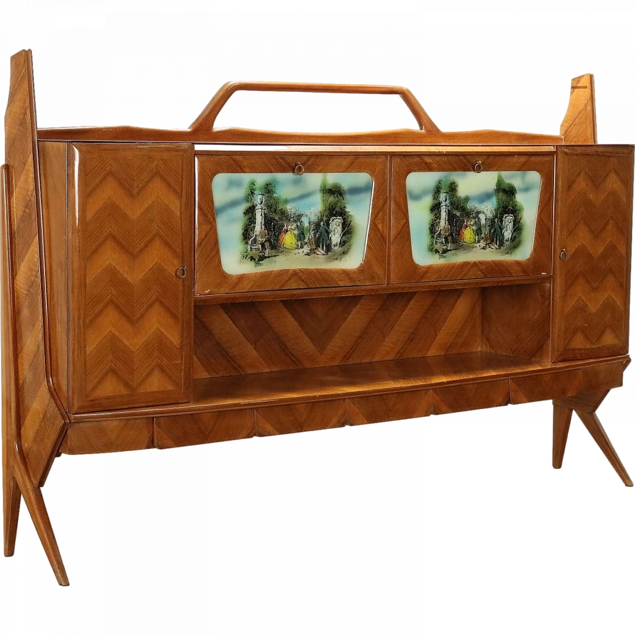 Wooden sideboard cabinet, late 20th century 11