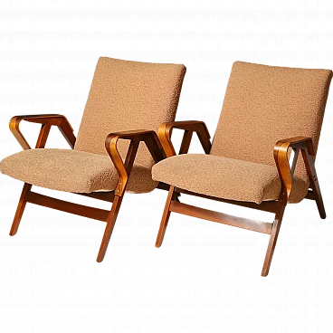 Pair of armchairs by František Jirák for TATRA nabytok, 1970s