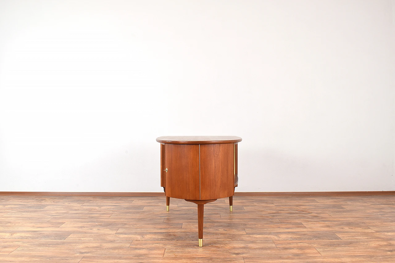 Scrivania Mid-Century in teak organico di Sola Møbler, anni '60 9